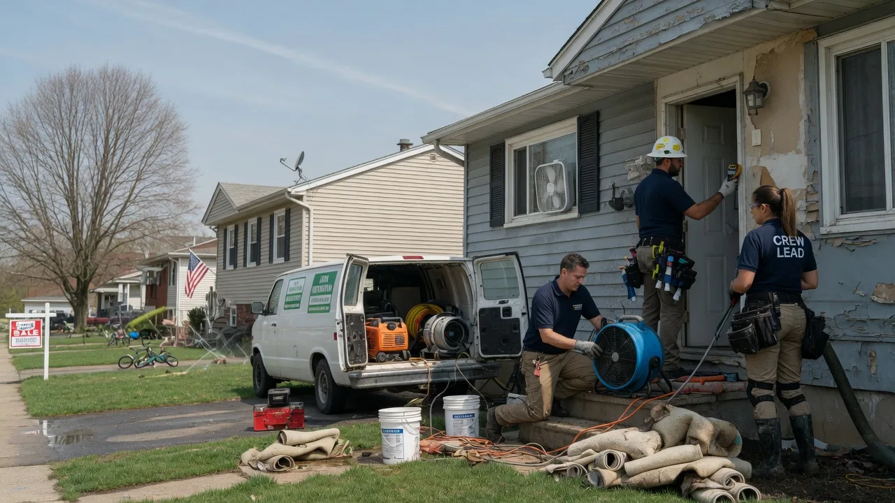 Flood Cleanup in Burbank, IL near me