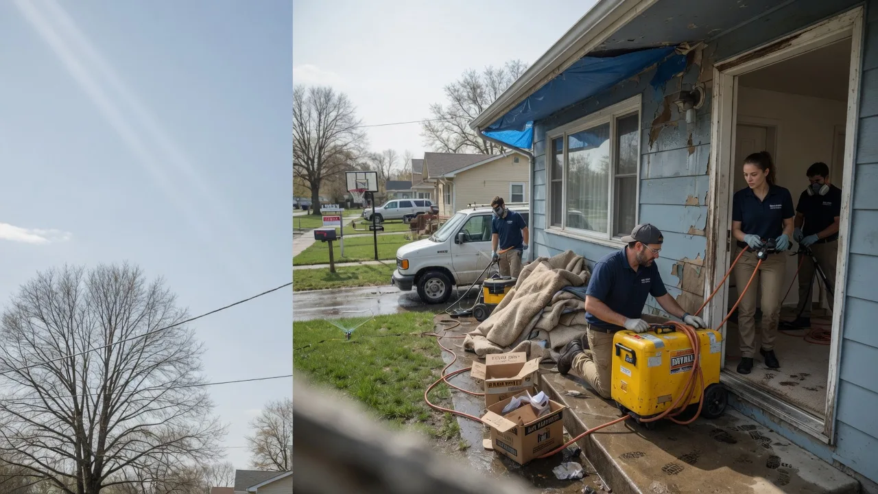 Basement Flood Cleanup in Burbank, IL near me